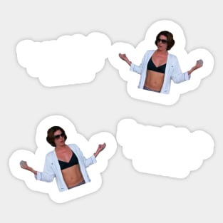 Be Cool Don't be all like, uncool. iconic Luann de Lesseps moment Sticker